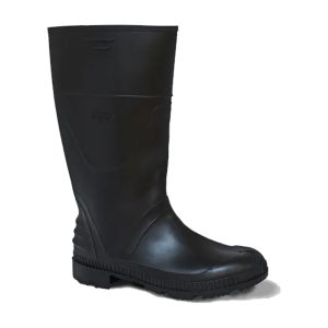 Bota Pvc Sin Puntera Negra Trepa